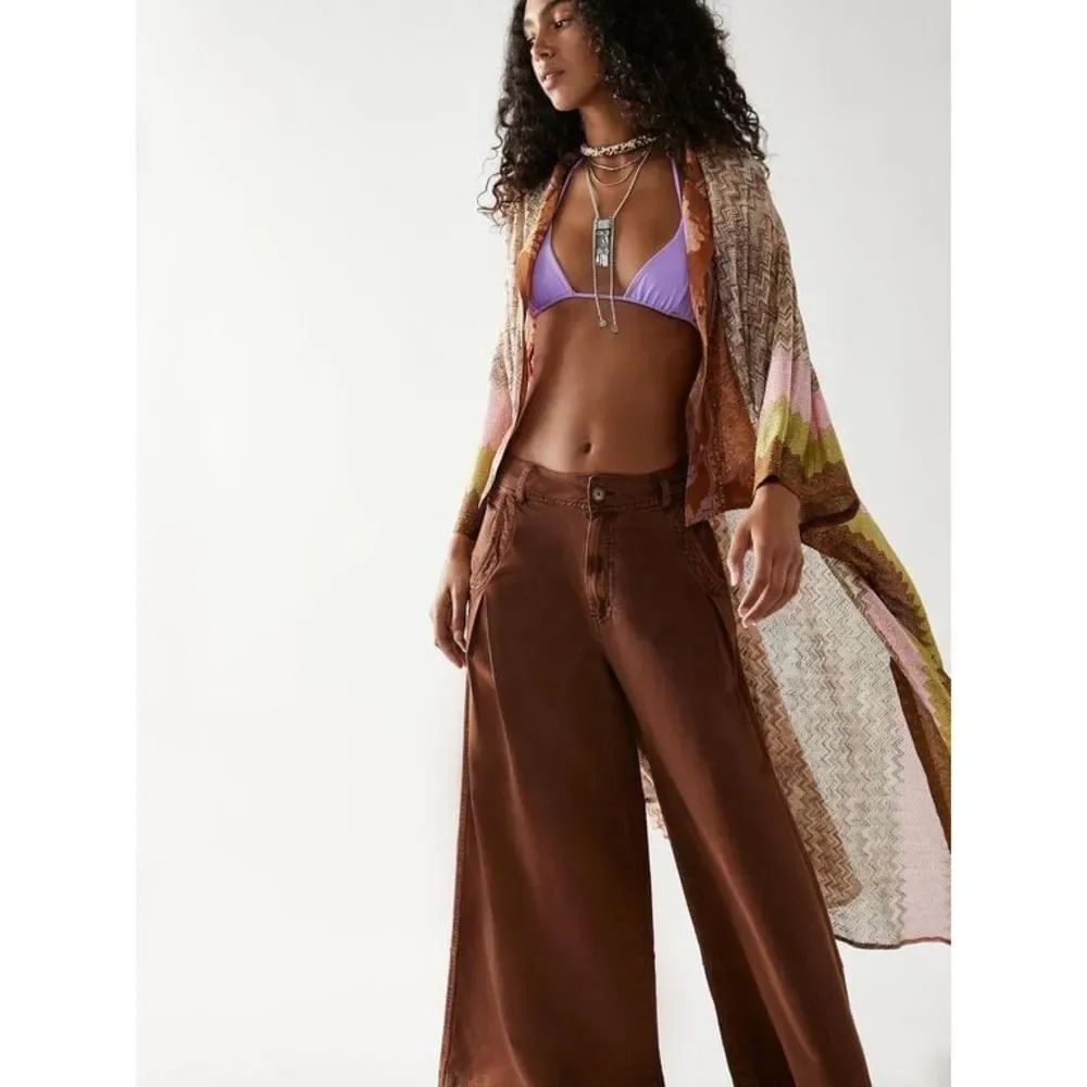 Free People Cairo Shimmer Kimono